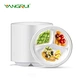 white plastic dinner plates